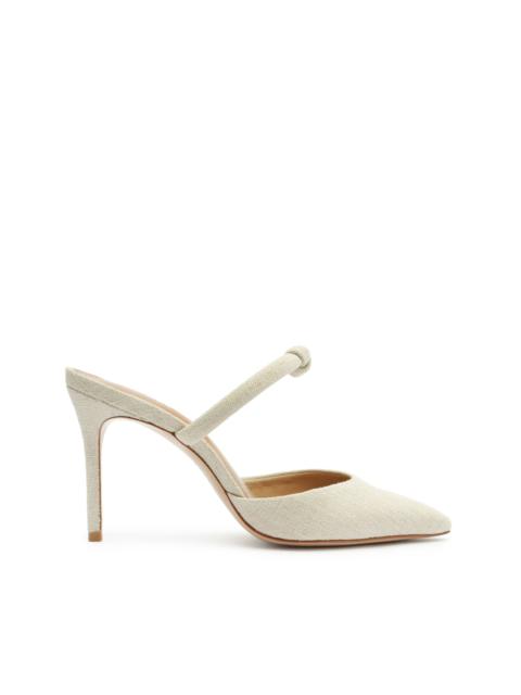 SCHUTZ Pearl Casual Linen Fabric Pump