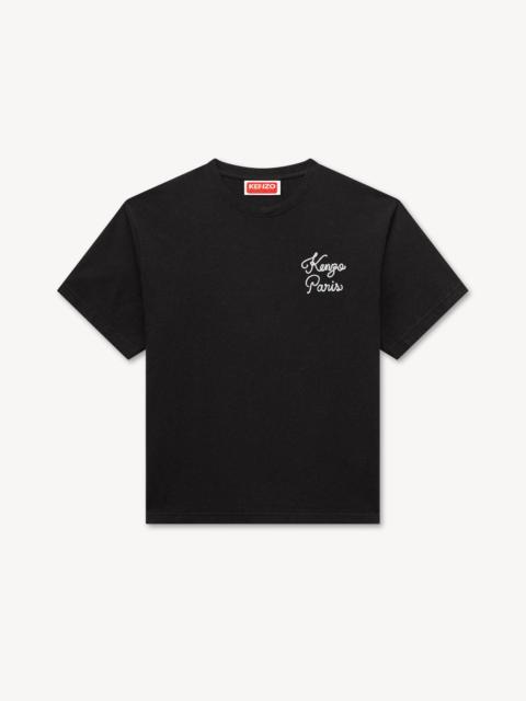KENZO 'KENZO Paris Chainstitch' embroidered T-shirt in cotton