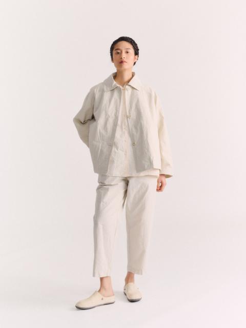 CASEY/CASEY FABI ITALIEN PANT - TOUGH COT - CHALK