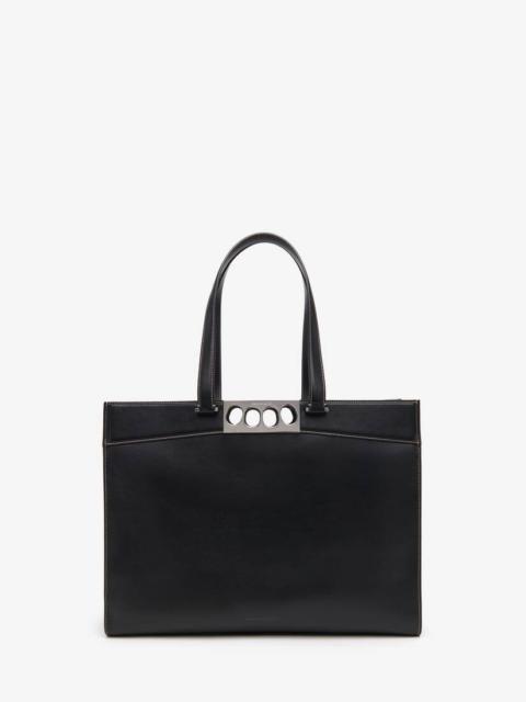 Alexander McQueen Men's The Grip East West Tote in Black
