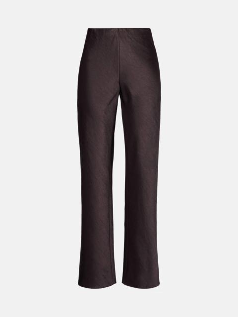 Vince Fluid high-rise satin wide-leg pants
