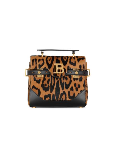 Balmain B-Buzz 23 bag in leopard-effect leather