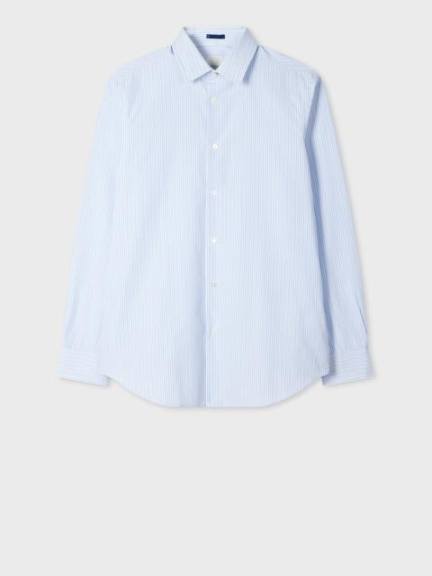 Paul Smith Regular-Fit Blue Stripe Shirt
