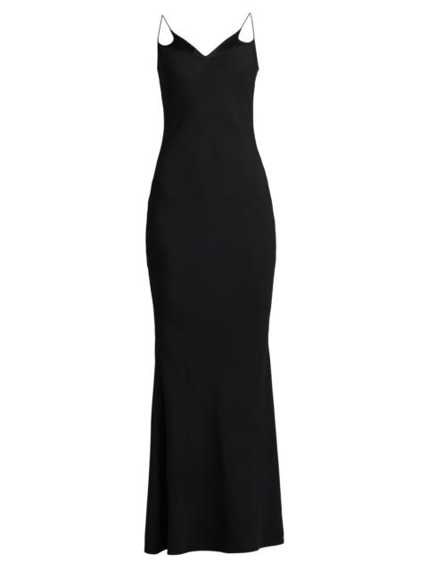 TOM FORD Women's Strappy Woven Slip Gown - Naa Black