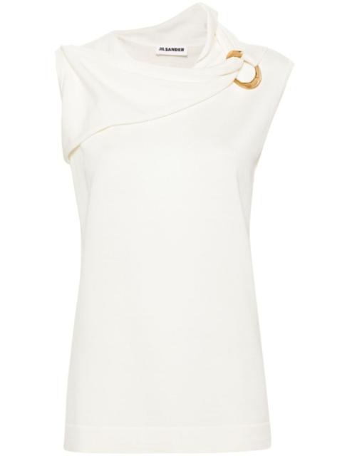 Jil Sander round-neck sleeveless top