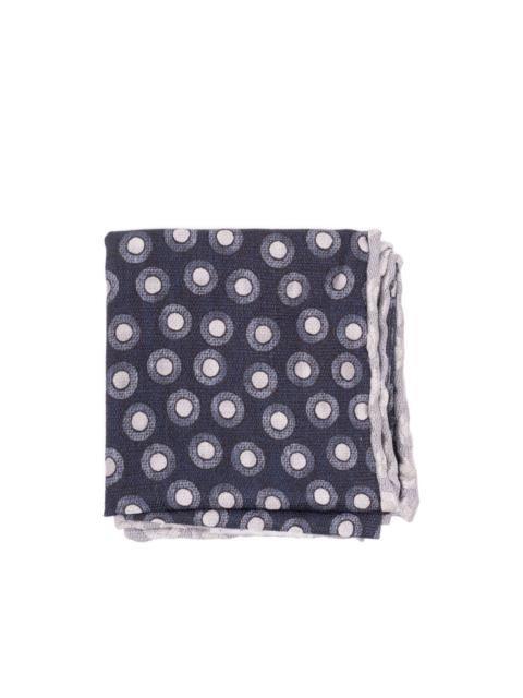 Brunello Cucinelli geometric-print pocket square