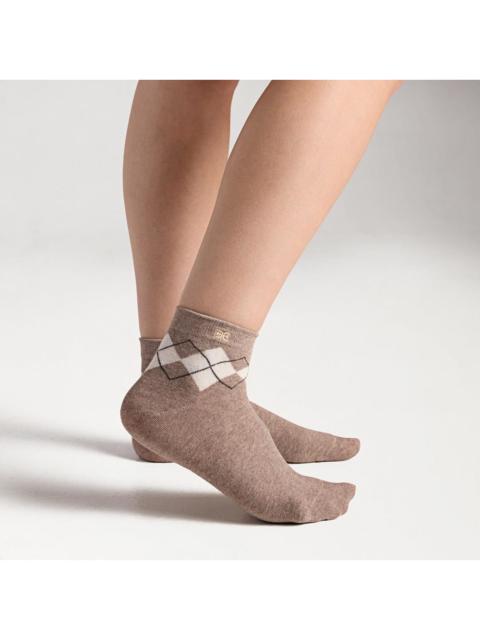 Sam Edelman 3 Pack Plaid Argyle Socks