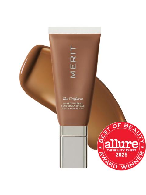 MERIT The Uniform™ Tinted Mineral Sunscreen Broad Spectrum SPF 45