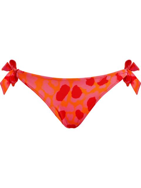 Vilebrequin Women Side Tie Bikini Bottom Bikini Bottom New Leopard
