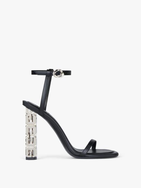Givenchy G CUBE SANDALS IN LEATHER