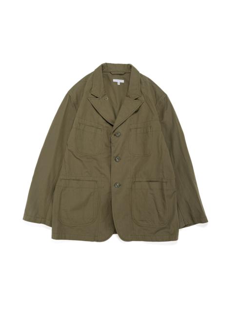 Engineered Garments Bedford Jacket Olive Cotton Sanded Cloth