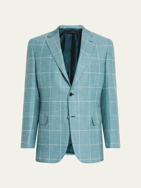 Brioni Men's Windowpane Sport Coat