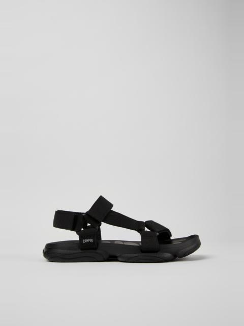 CAMPERLAB Black Textile Sandals for Men.