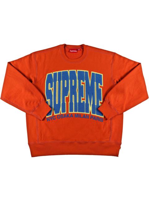 Supreme Cities Arc Crewneck 'Burnt Orange'