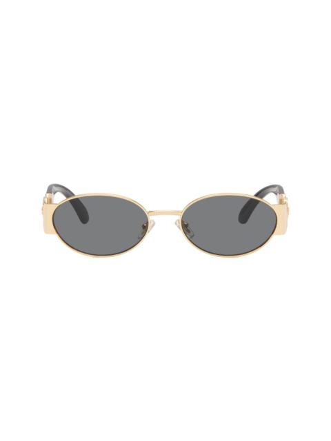 VERSACE Gold Medusa Biggie Sunglasses