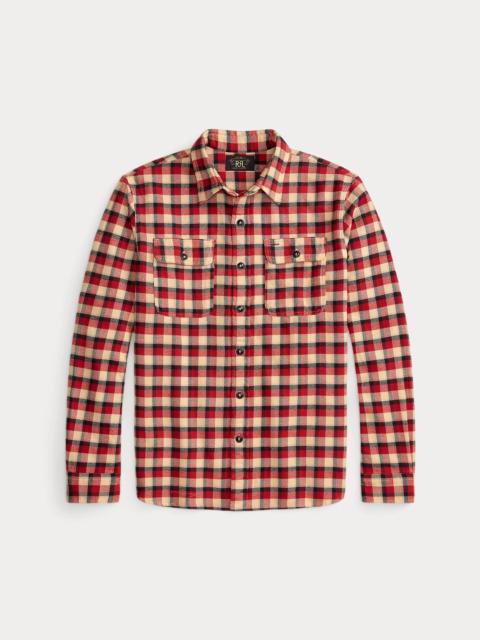 RRL by Ralph Lauren Plaid Twill Workshirt