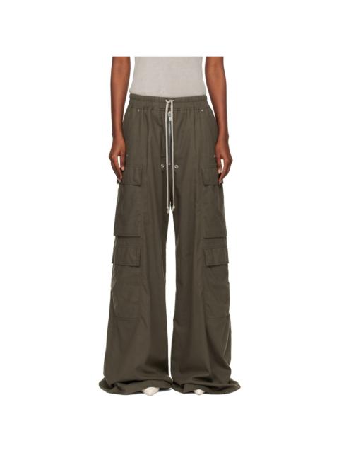 Rick Owens Khaki Concordians Cargobelas Trousers