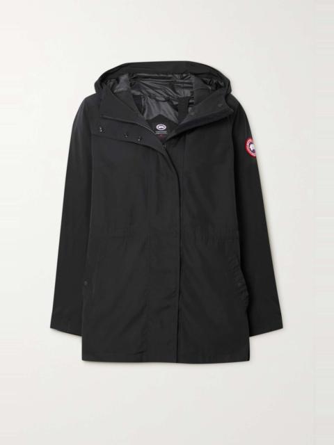 Minden hooded shell jacket