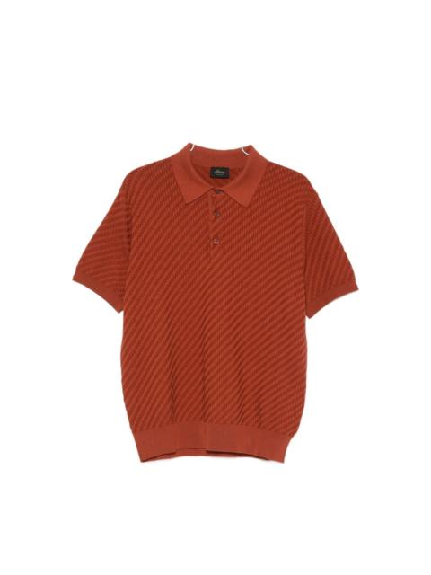 Brioni Cotton and cashmere polo shirt