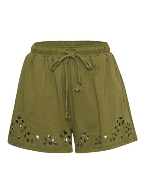 ULLA JOHNSON Vedi Cotton Shorts
