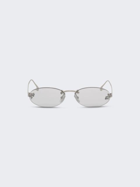 FENDI Fendi First Crystal Sunglasses Shiny Palladium