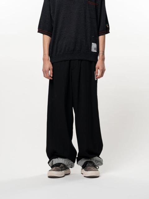 Maison MIHARAYASUHIRO Sweat Layered Wool Pants
