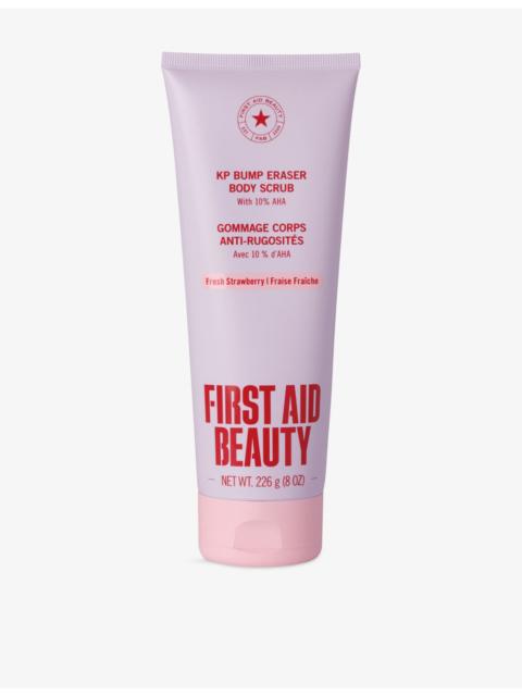 First Aid Beauty KP Bump Eraser Fresh Strawberry Body Scrub with 10% AHA 226g