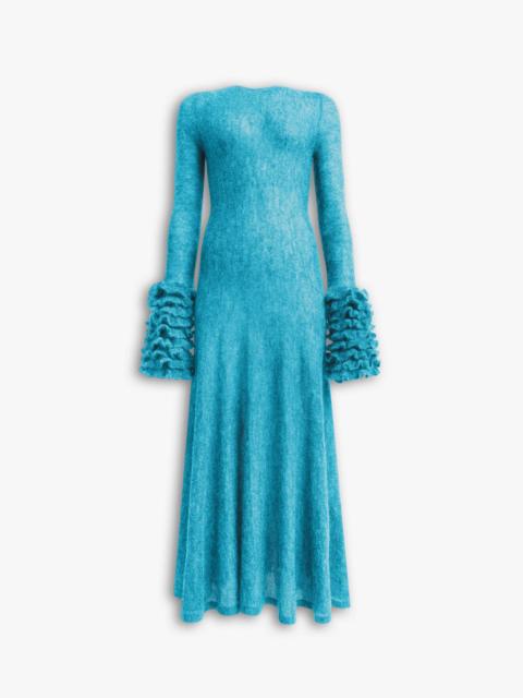 Alaïa FRILLS MOHAIR KNIT DRESS