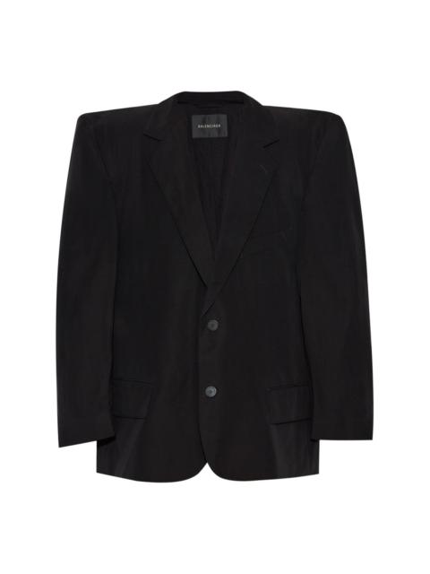 cut away boxy blazer