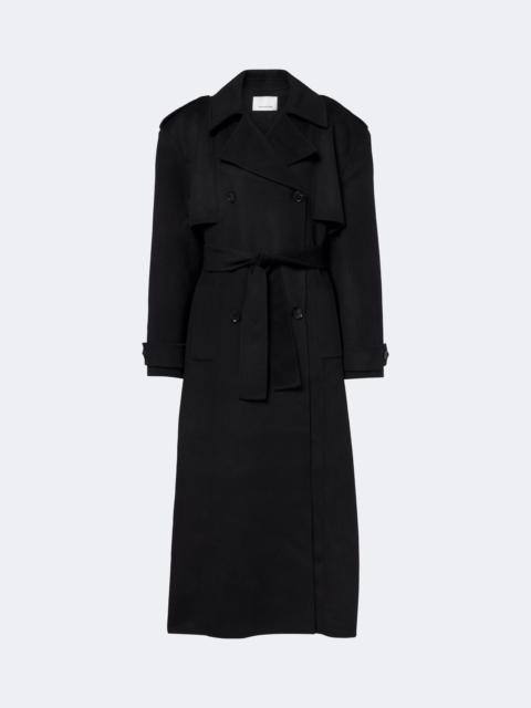 The Frankie Shop Nikola padded wool and cashmere trench coat