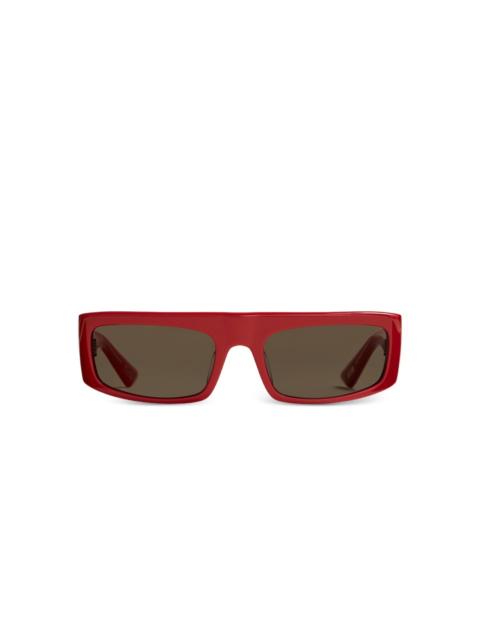 KHAITE rectangle-frame sunglasses