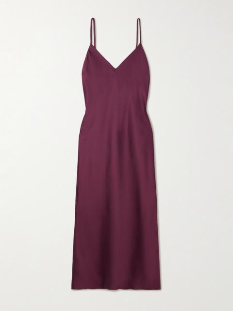 NORMA KAMALI Satin Midi Dress