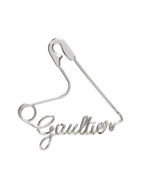 Jean Paul Gaultier 'The Heart Safety Pin' Single Earring