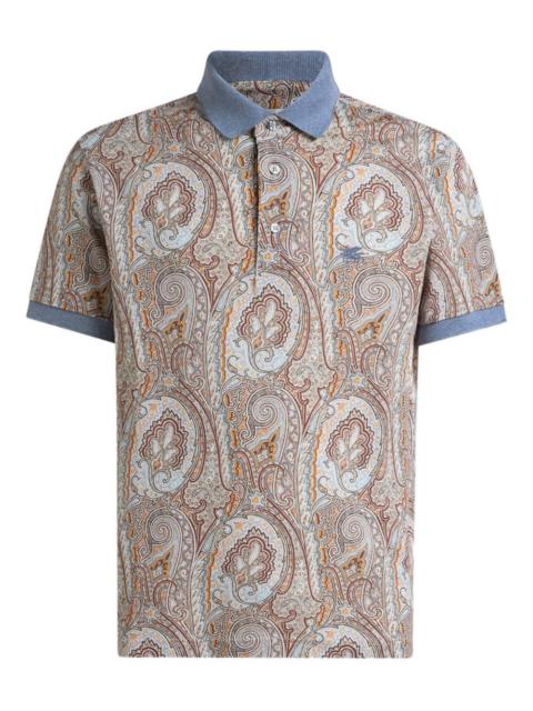 Etro piqué polo shirt