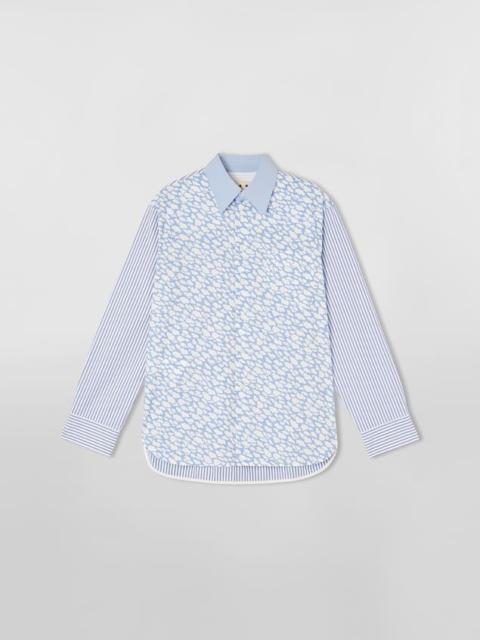 Marni MARNI CLOUDS PRINT COTTON POPLIN SHIRT