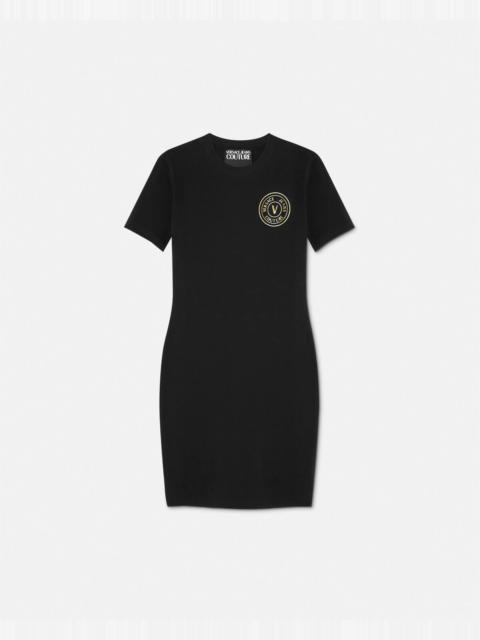 V-Emblem Logo T-Shirt Dress