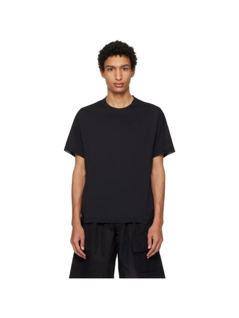 Y-3 Black Running Short Sleeve T-shirt