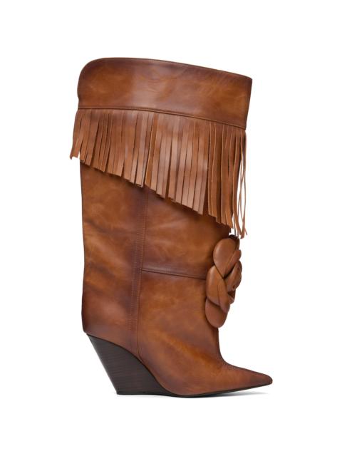 ABRA Brown Rose Tall Boots