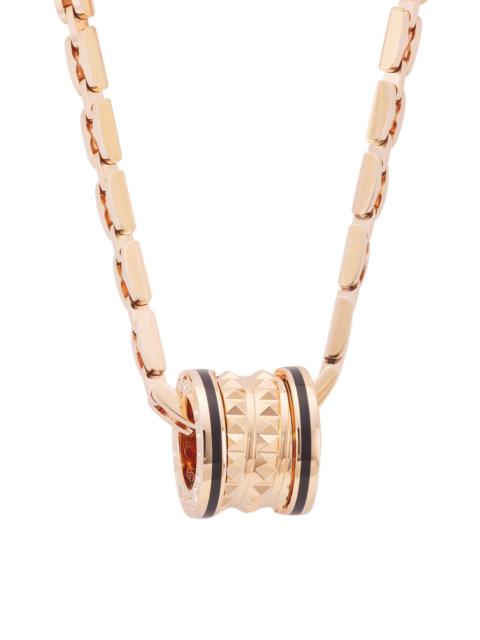 BVLGARI Women's B. zero1 Rock 18K Rose Gold & Black Ceramic Pendant Necklace - Rose Gold