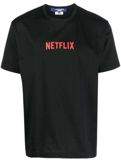 Junya Watanabe MAN Netflix-print cotton T-shirt