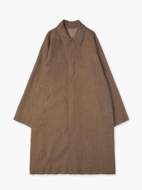 KAPTAIN SUNSHINE KAPTAIN SUNSHINE WALKER COAT WOOL SERGE TOP CAB BROWN