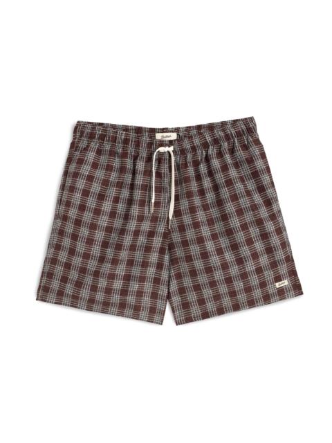 Bather Amethyst Tartan Swim Trunk