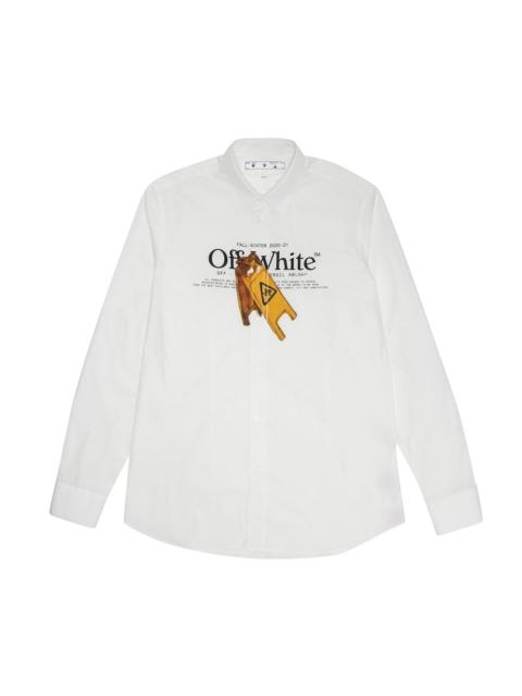 Off-White Off-White Pascal Wet Floor Print Shirt 'White/Yellow'