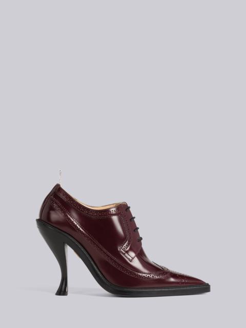 Thom Browne Calf Leather Curved Heel Longwing Brogue