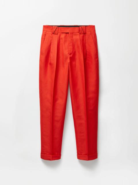 VERSACE Wool-Linen Formal Pants