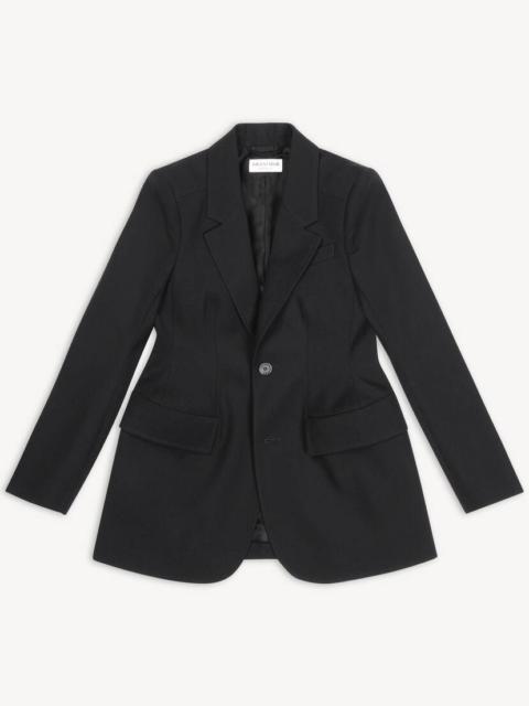 BALENCIAGA Women's Hourglass Jacket in Black