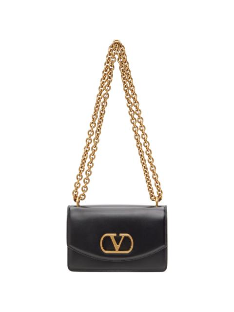 Valentino Black Vain Shoulder Bag