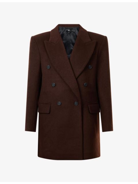 PAIGE Uma Double-Breasted Wool-Blend Coat