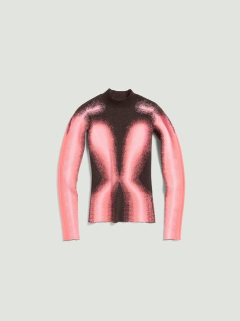 Y/Project GRADIENT KNIT LONG SLEEVE TOP