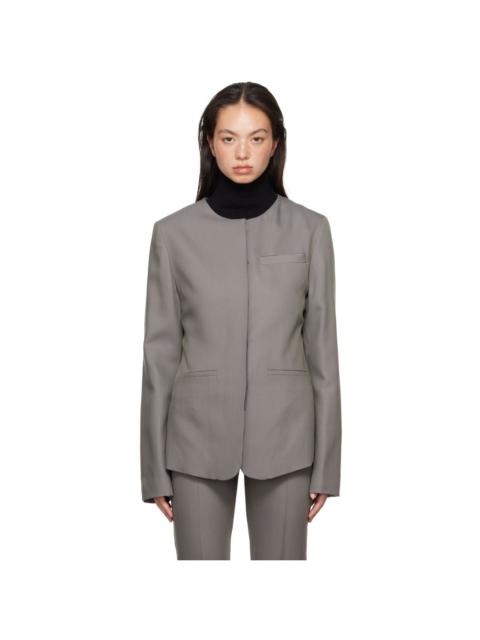 Loulou de Saison Gray Lavena Blazer